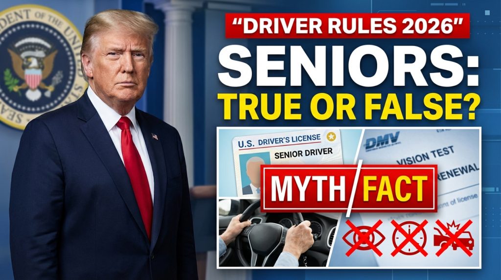 New Regulations for Senior Driver’s Licenses to Take Effect in 2026