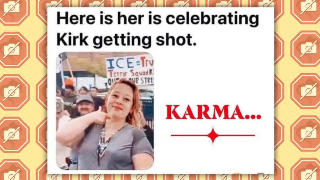 Fact Check: Viral Image Falsely Shows Renee Good Mocking Charlie Kirk’s Death