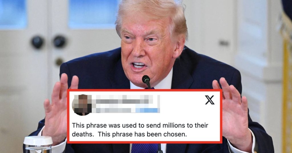 Trump Administration Tweet Sparks Comparisons to Nazi Propaganda