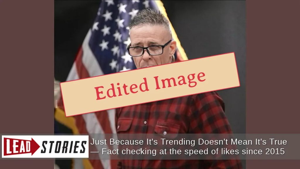 Misleading Image Falsely Depicts Gregory Bovino in Plaid Shirt and Earring Instead of Actual Green Uniform