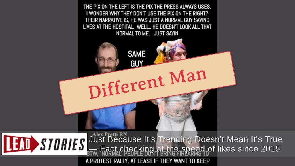 Man Falsely Identified as Alex Pretti, ICU Nurse Killed in Minneapolis ICE Incident