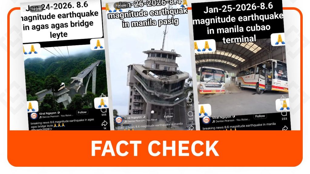 Strong Earthquake Videos Allegedly Showing 8.6 Magnitude in Philippines are AI-Generated