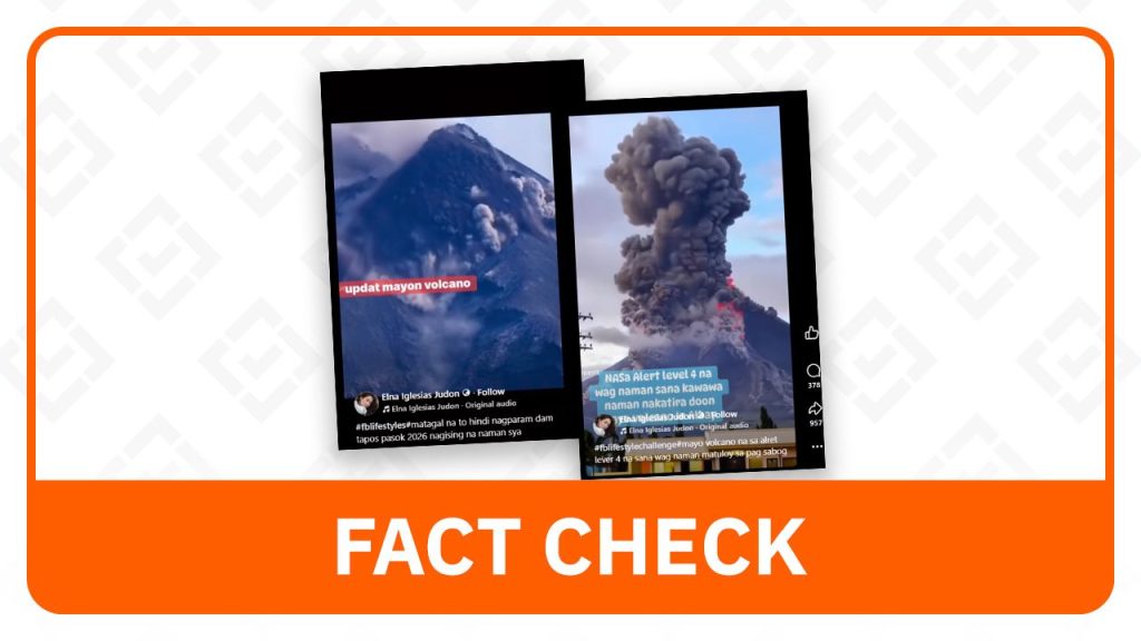 Mayon Volcano Remains at Alert Level 3; Viral Eruption Videos Confirmed as AI-Generated