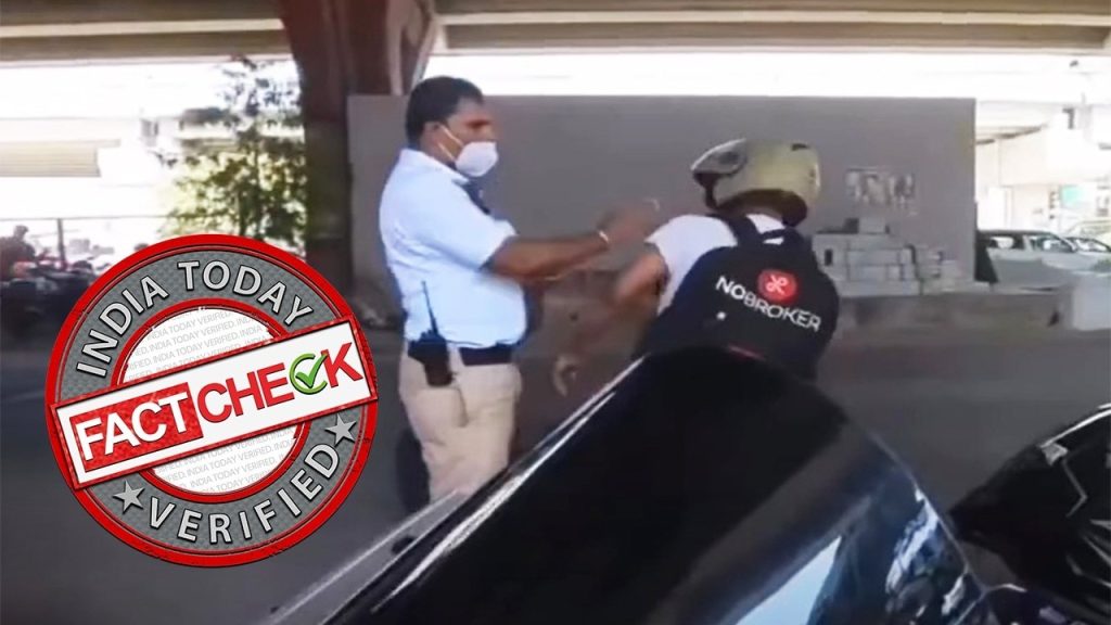 Fact Check: Police Officer Who Slapped Biker in Viral Video Was Disciplined Last Year