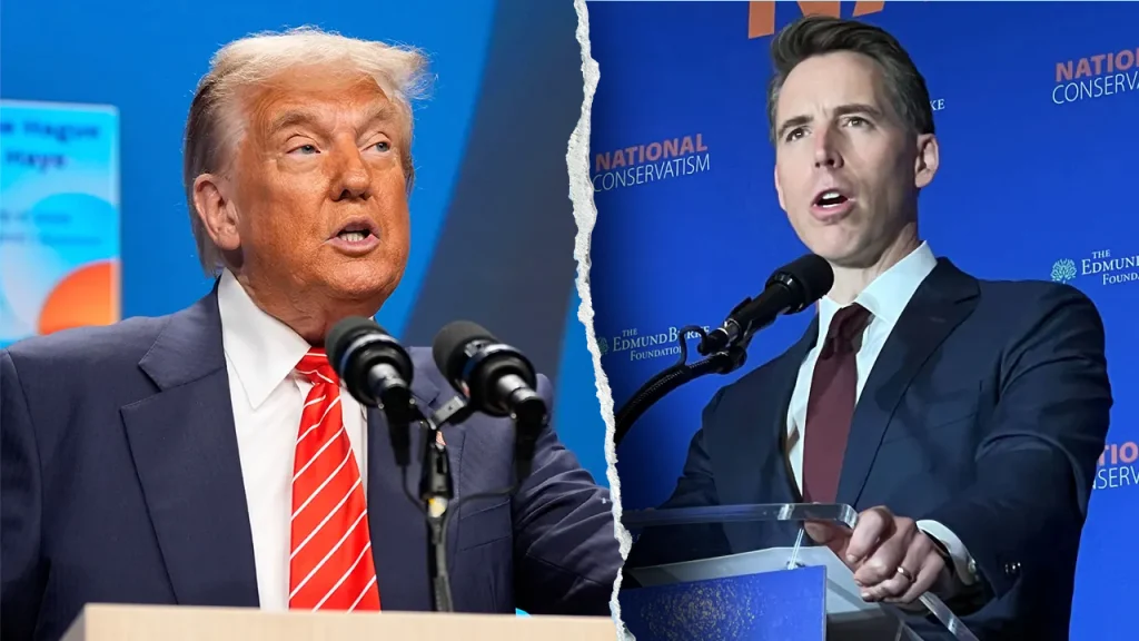 Hawley Diverges from Trump on Venezuela Policy, Widening Republican Rift