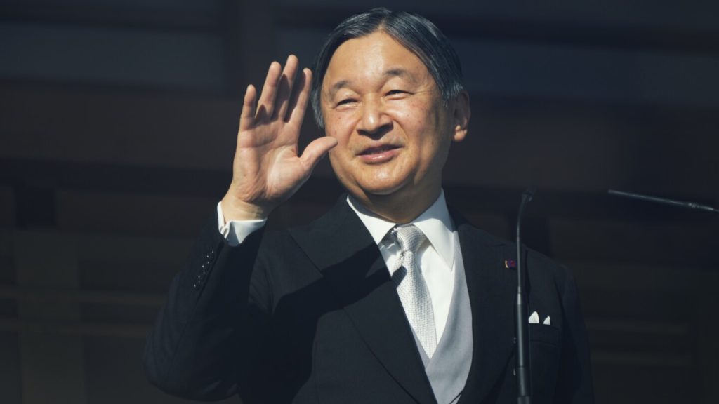 Japan’s emperor and his family greet New Year well-wishers