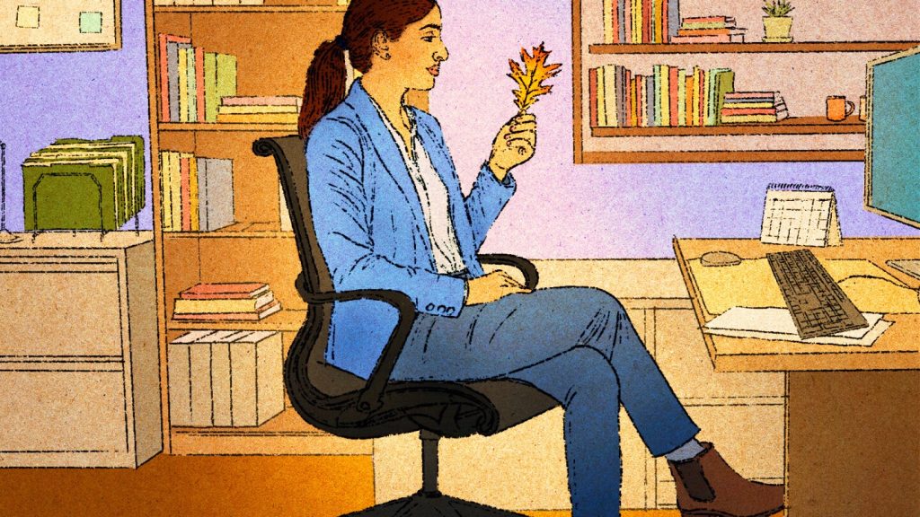 A taste of nature can provide balance and calm during the workday