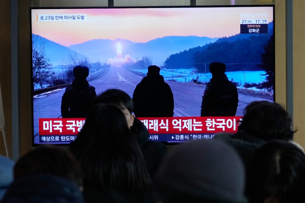 North Korea launches ballistic missiles into sea between Korean Peninsula and Japan