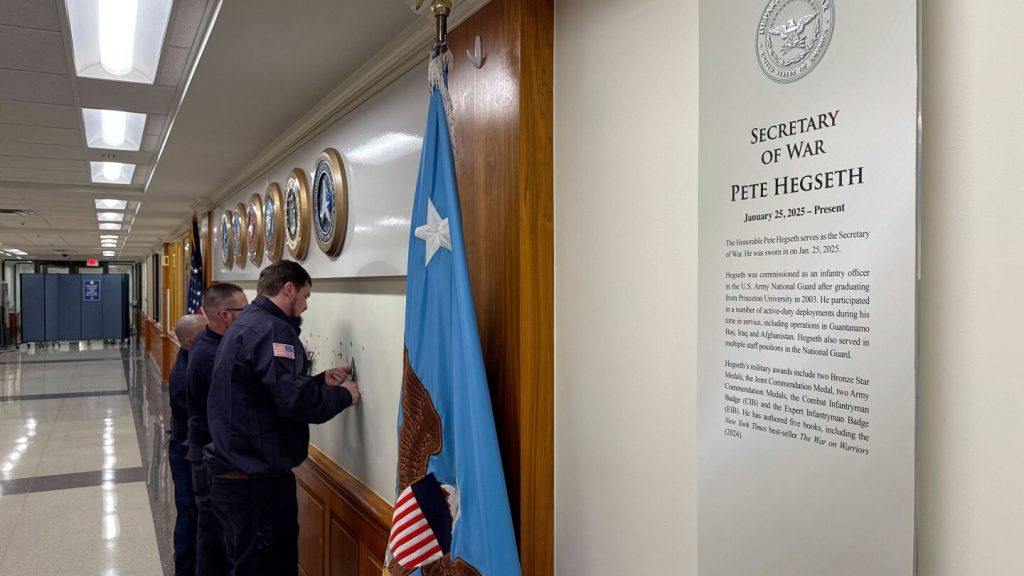 Renaming the Department of Defense the ‘Department of War’ could cost up to $125 million