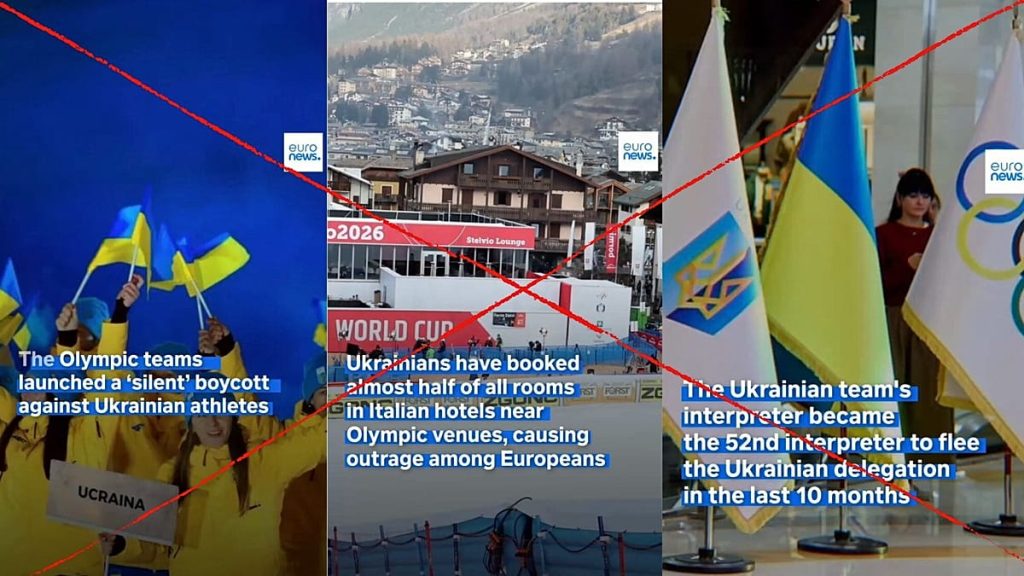 Fake Euronews Videos Circulate in Milan Olympics Disinformation Campaign