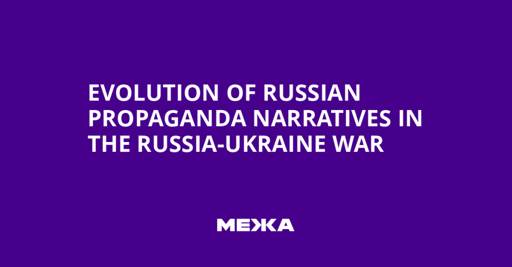 Evolution of Russian Propaganda Narratives in the Russia-Ukraine War