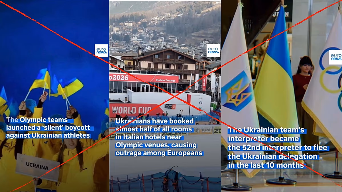 Milan Olympics Targeted by Widespread Disinformation Campaign Using Fake Euronews Videos
