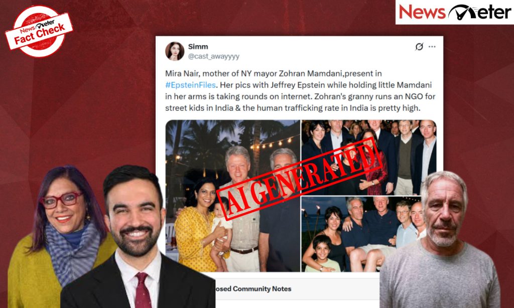 Debunked: AI-Generated Photos Falsely Link Filmmaker Mira Nair and Son to Jeffrey Epstein