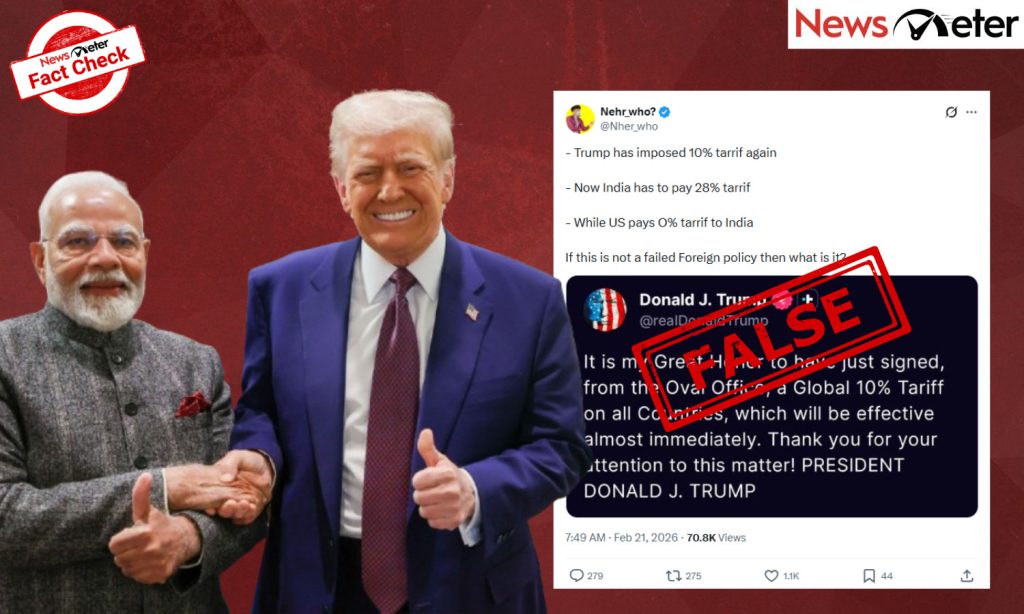 Fact Check: False Claim About Trump Raising India’s Tariffs to 28%