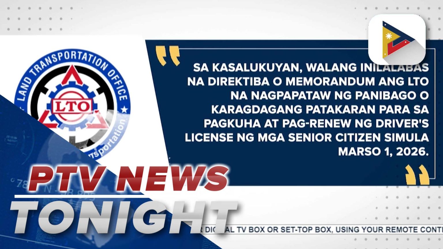 LTO Denounces Fake News on Driver’s License Rules for Senior Citizens