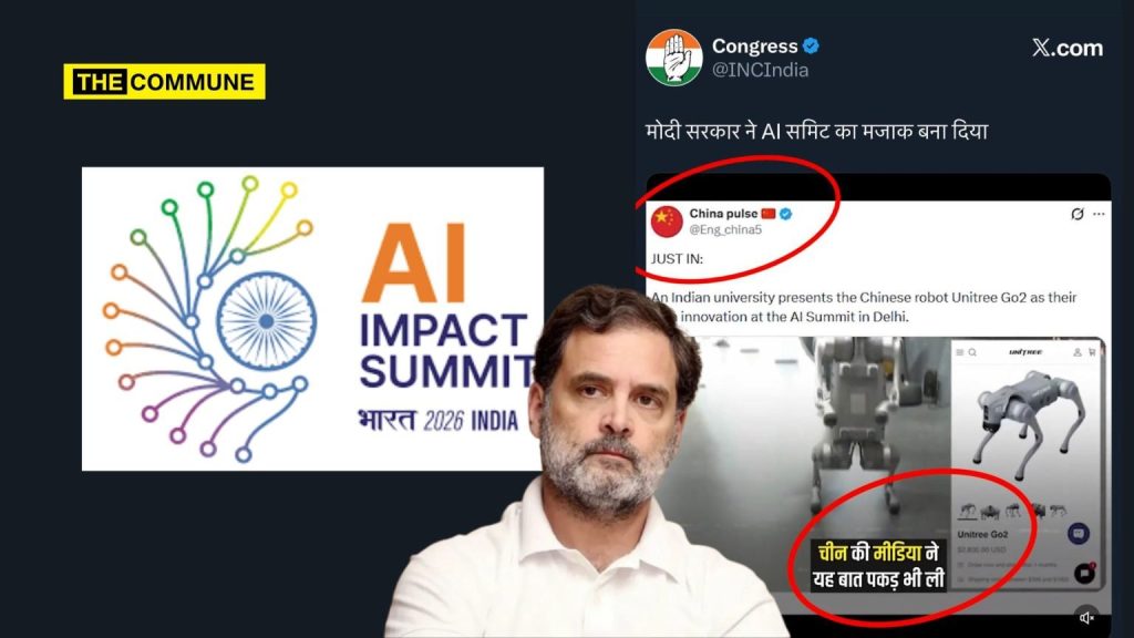 Chinese Propaganda Echoed in Congress as India’s AI Summit Faces Criticism