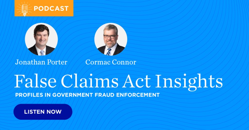 DOJ Reports Record Numbers in Qui Tam Cases and Dismissals Under False Claims Act