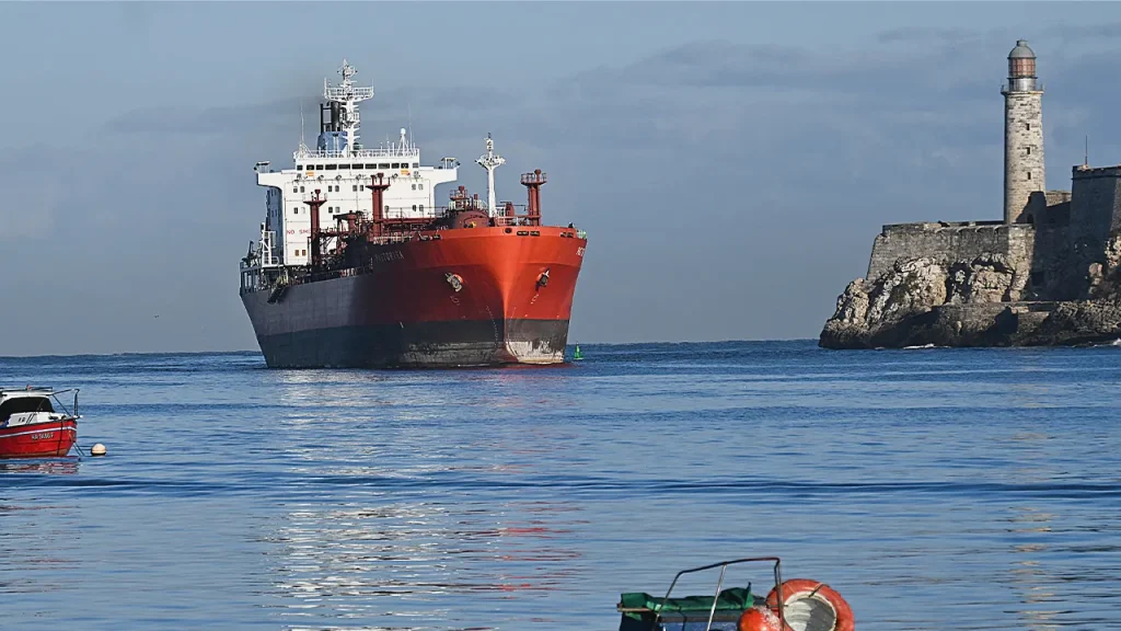 Russian ‘Dark Fleet’ Tanker Detected Near US Coast, Suspected of Delivering Oil to Cuba Despite Trump Ban