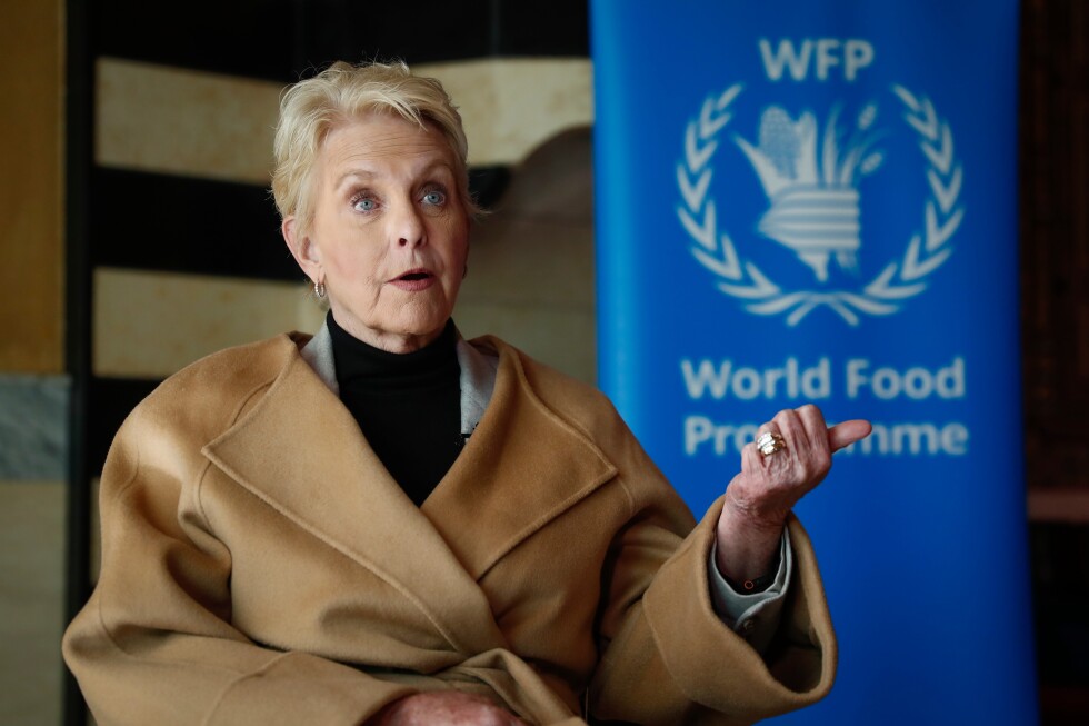 UN World Food Program head Cindy McCain says she will step down for health reasons