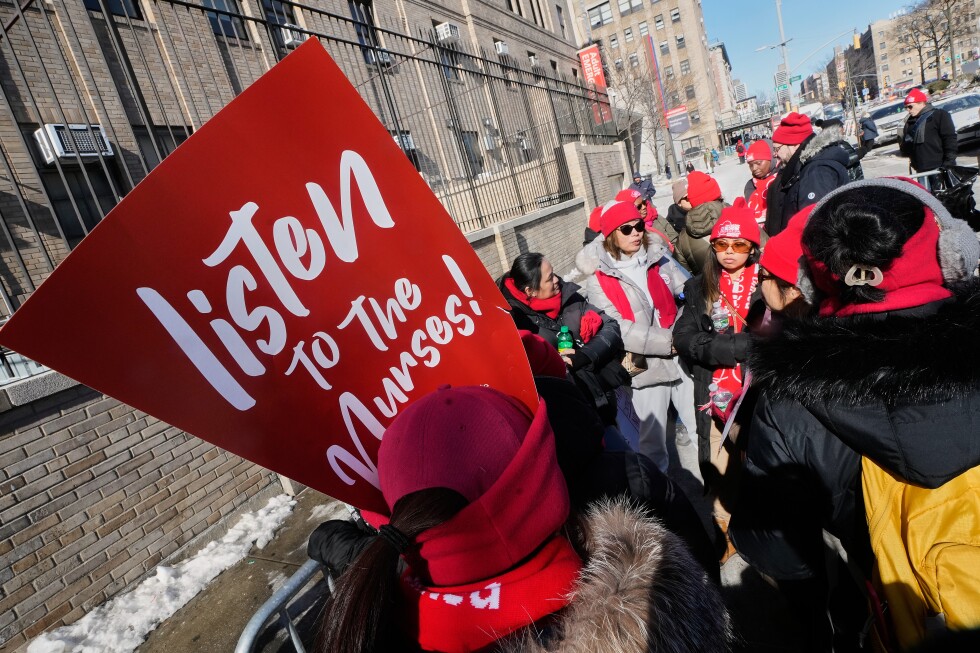 NYC nurses reach a deal to end a strike at 2 major hospitals while walkout continues at another
