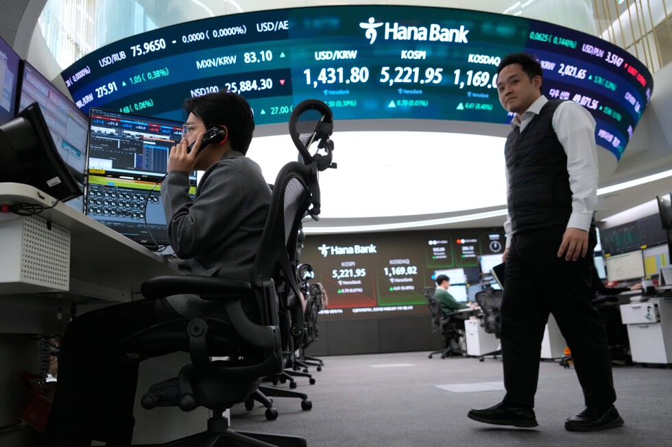 US futures, Asian shares slip, tracking Wall Street’s retreat, while oil falls more than $2
