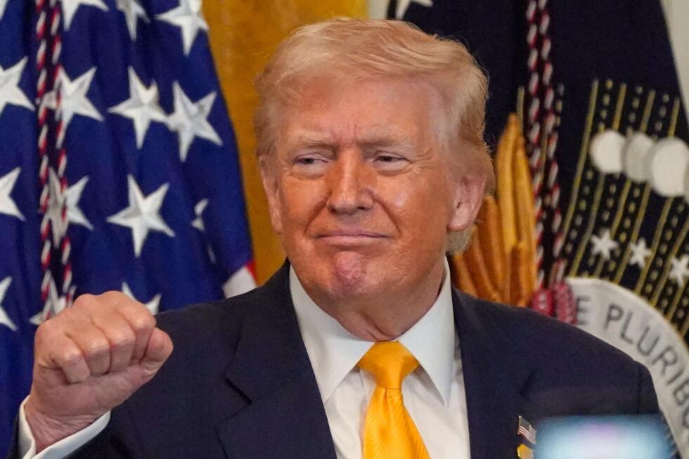 Trump celebrates Black History Month at the White House after racist post backlash