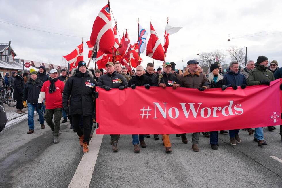 Danish veterans protest outside US Embassy over Trump administration’s Greenland plans