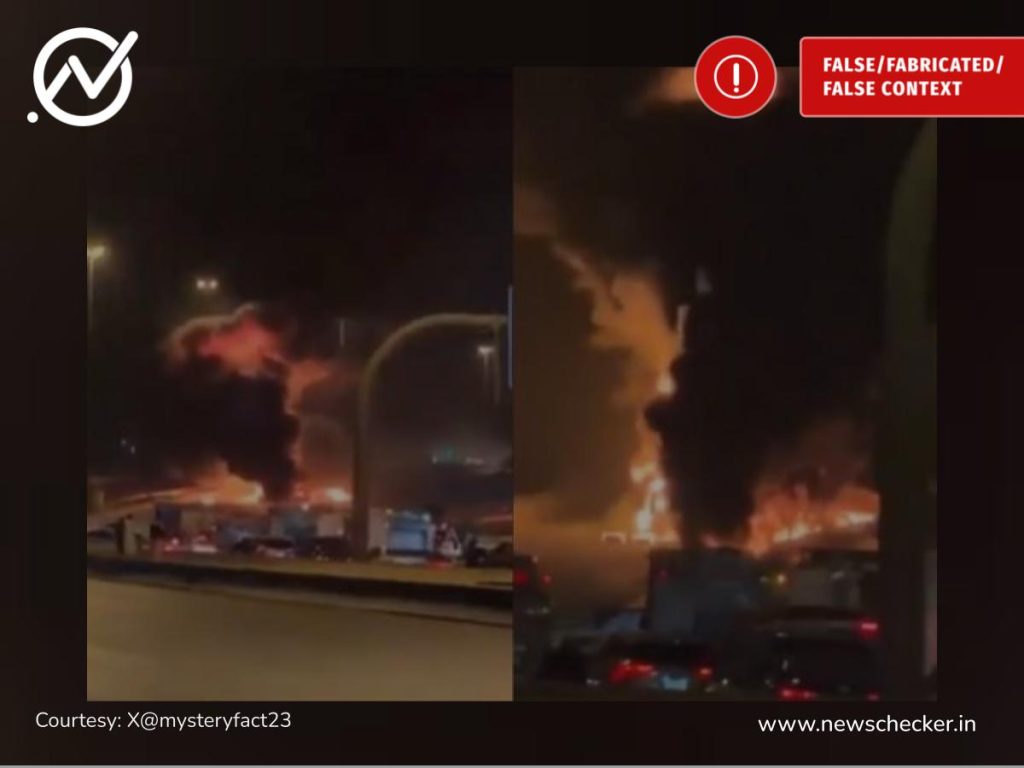 Old Video Falsely Attributed to Iran’s Drone Attack on US Embassy in Riyadh