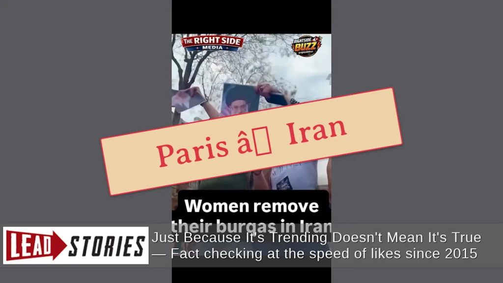 Misleading Video Falsely Claims to Show Iranian Women Protesting After Khamenei’s Death in Future Strikes