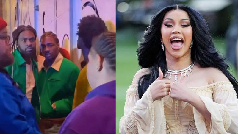 Cardi B Reportedly Called Security on NFL Star Stefon Diggs at T-Mobile Arena