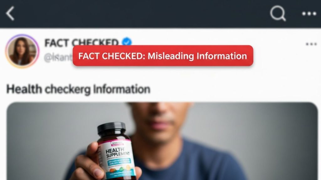 A 60-Second Guide to Fact-Checking Viral Health Claims