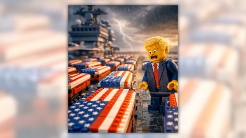 Iranian Propaganda Video Portrays Trump and Netanyahu as Lego Figures Using AI