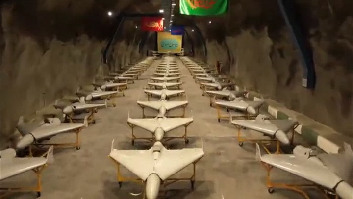 Iran State Media Showcases Drone Arsenal in Propaganda Video