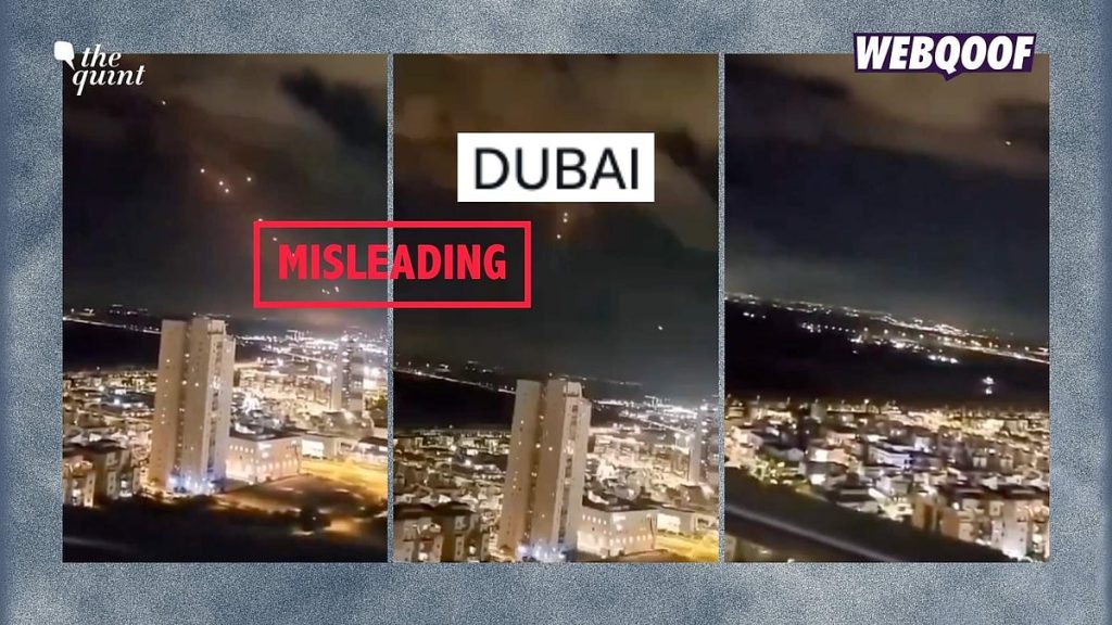 Iran Missile Strike on Dubai: Old Video Circulates with False Claims of Recent Attack