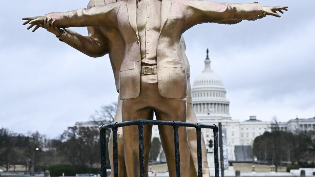 Trump and Critics Wage Propaganda Battle on the National Mall