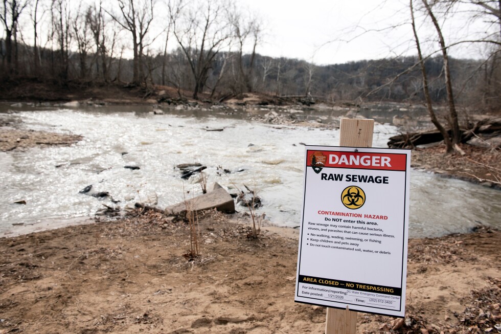 A Virginia boater is suing a Washington utility for the Potomac River sewage spill