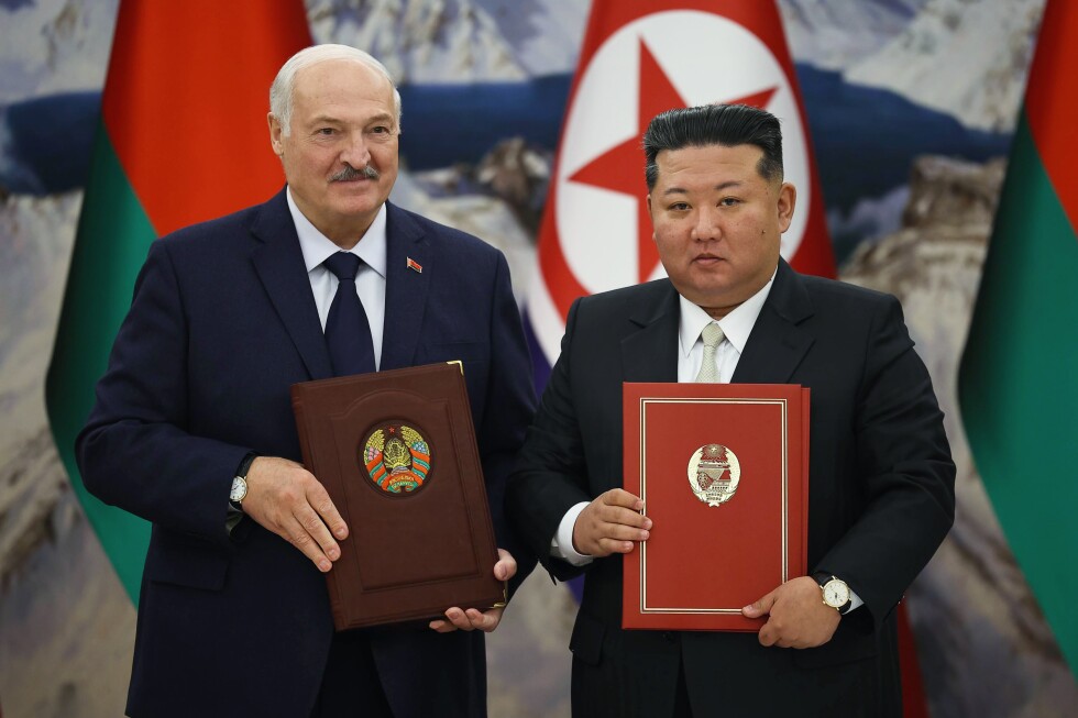 Belarus’s Lukashenko and North Korea’s Kim Jong Un sign friendship treaty