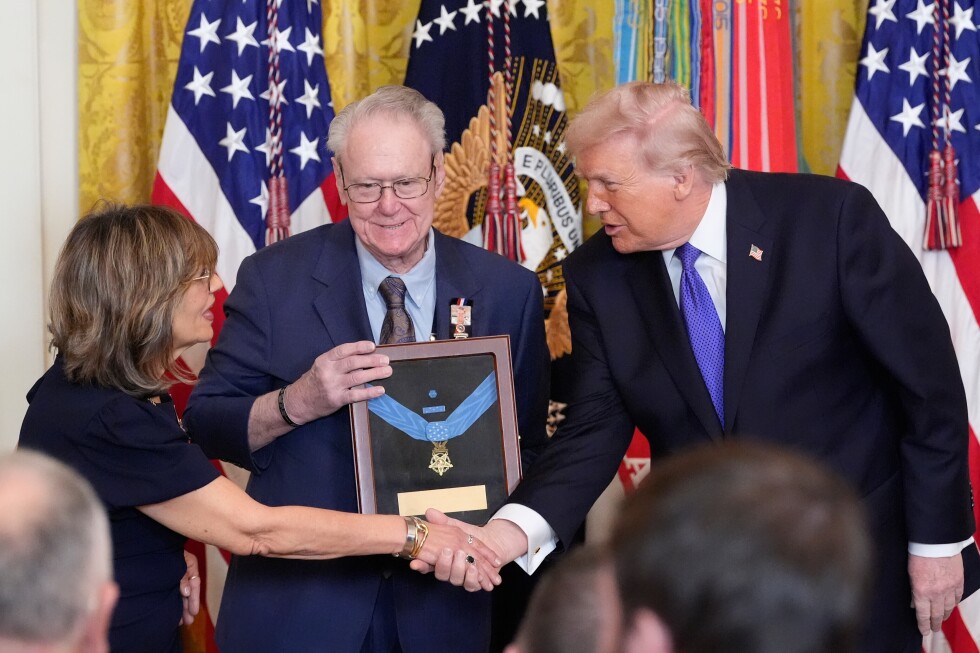 Trump awards the Medal of Honor to 3 US soldiers in a White House ceremony