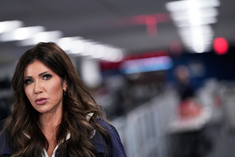 Photos of Kristi Noem, Trump’s first Cabinet secretary to leave during his second term