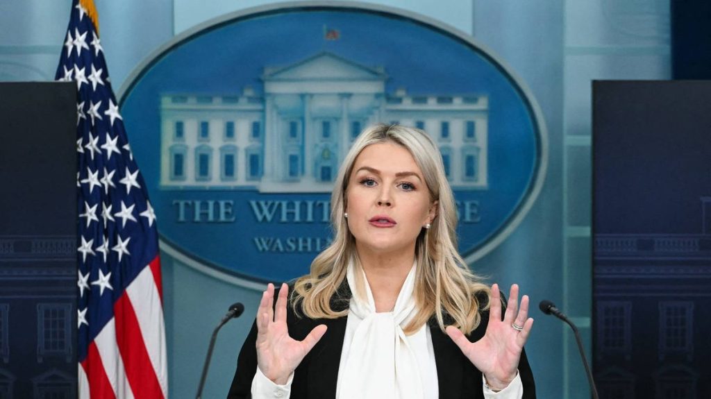 White House Press Secretary Faces Criticism for Response to Trump’s Language