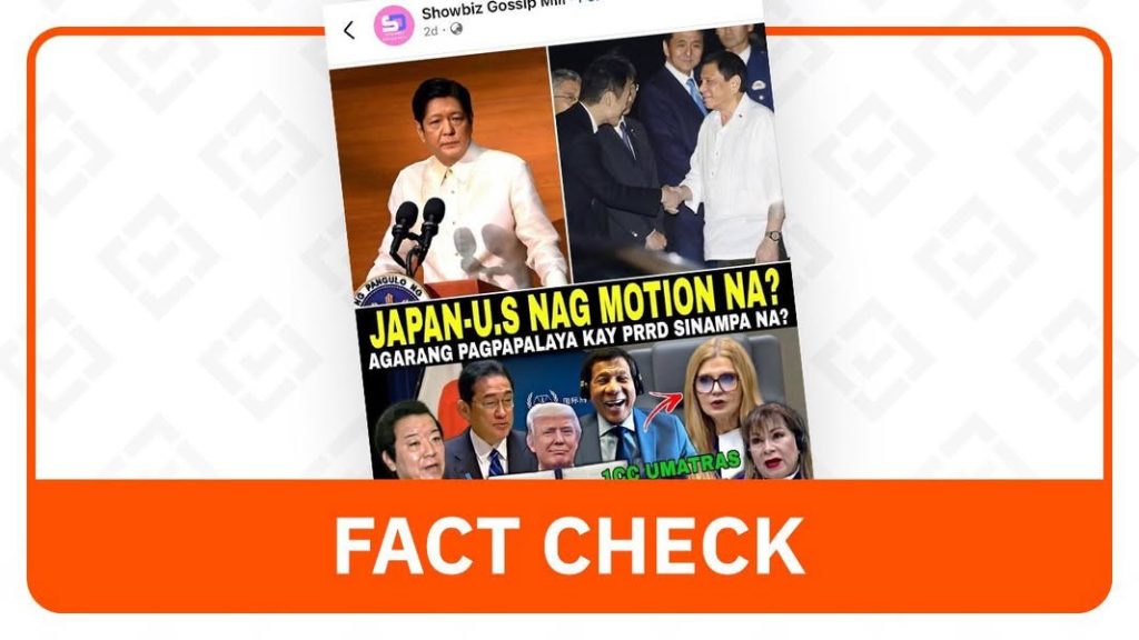 Fact Check: Video Claims About Duterte’s ICC Detention Status Lack Supporting Evidence