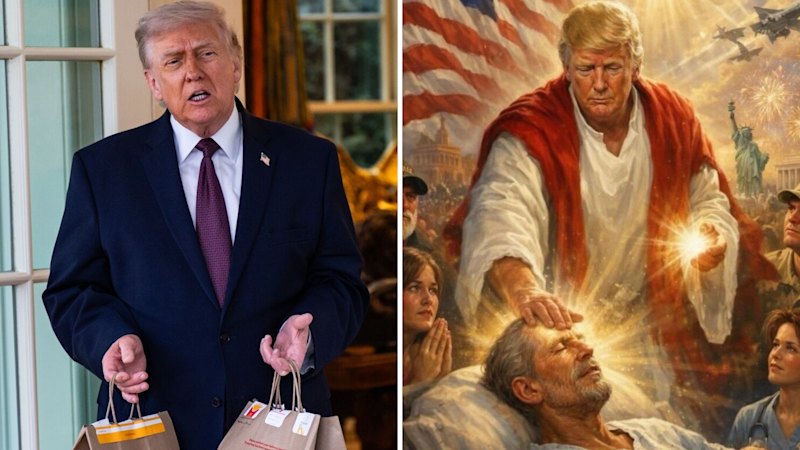 Trump Claims Controversial Jesus Image Depicts Him as ‘Doctor’, Not Religious Figure