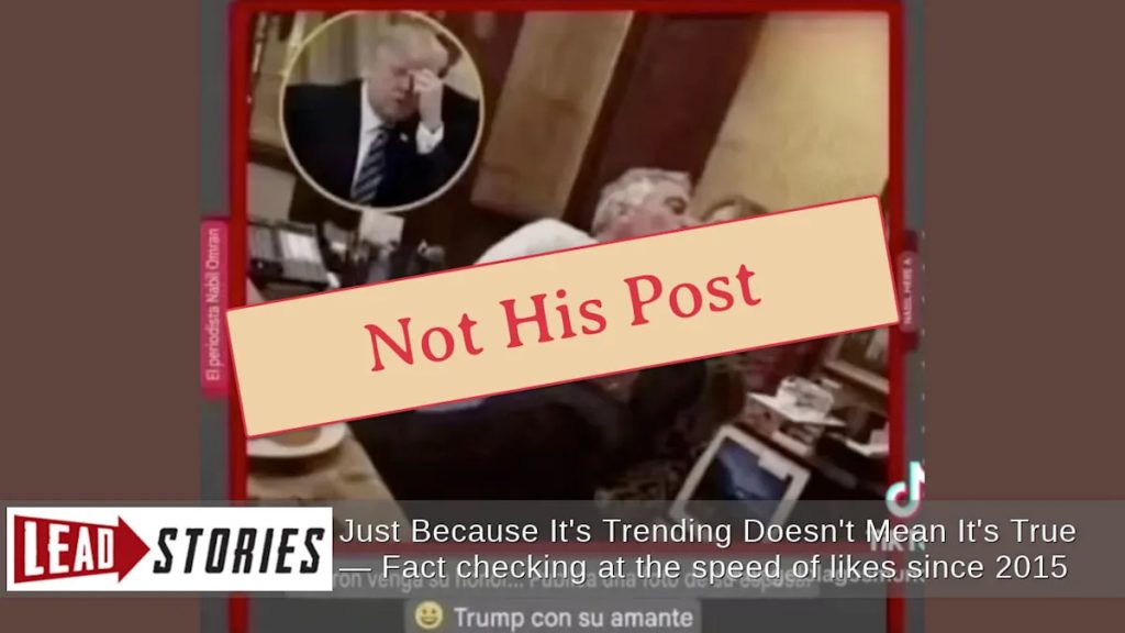 Fact Check: Macron Did Not Post Video Falsely Depicting Epstein Kissing Melania Trump
