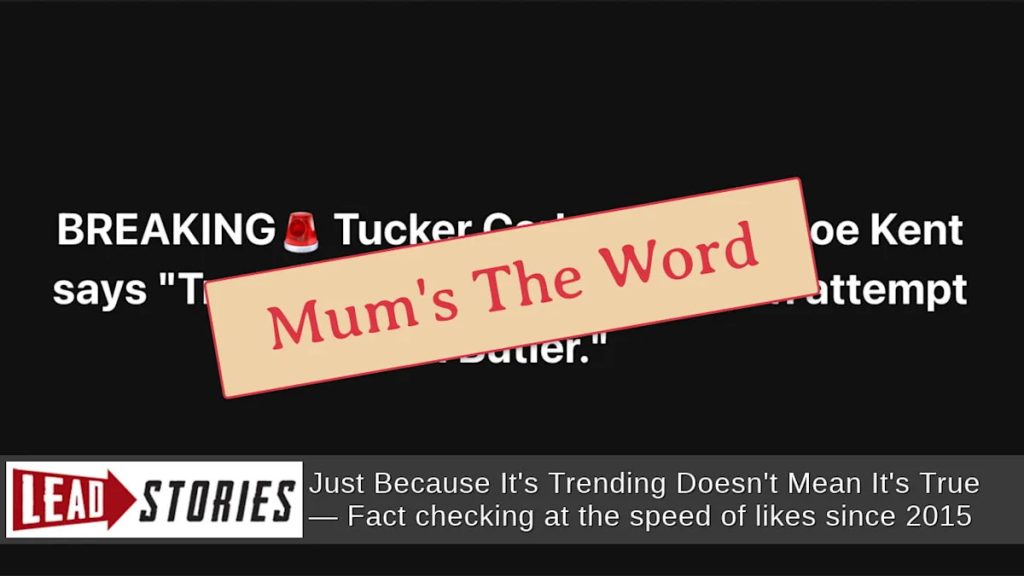 Fact Check: No Evidence Tucker Carlson Claimed Trump Faked Assassination Attempt