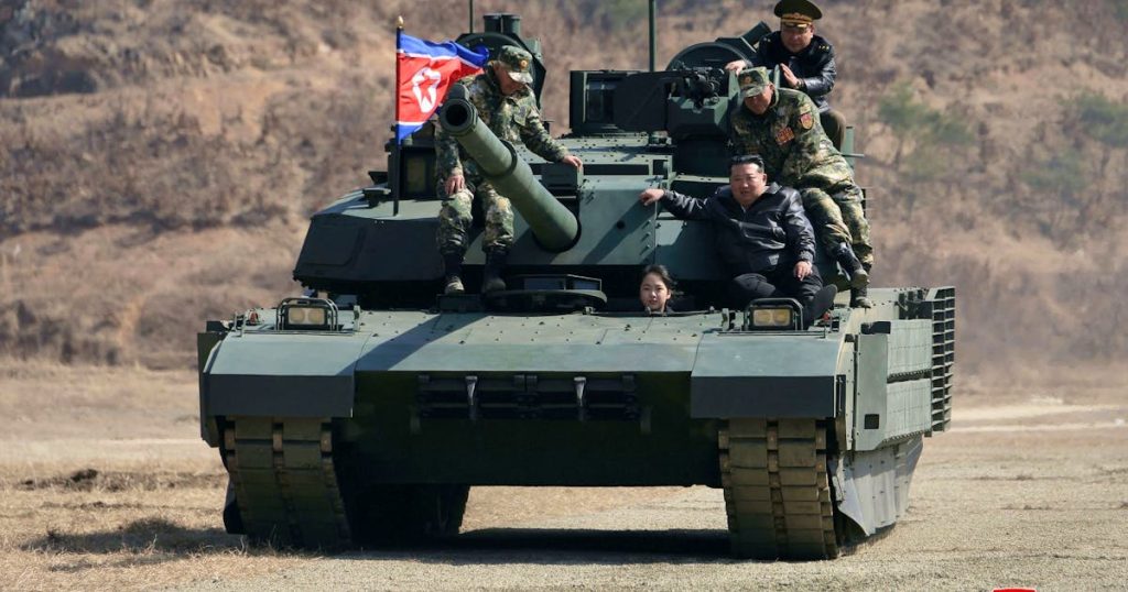 North Korean Leader’s 13-Year-Old Daughter Showcased in Military Display, Sparks Succession Speculation