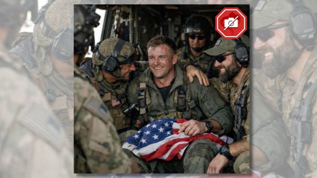 Fact Check: Image of Alleged US Airman Rescue in Iran Proven Fake