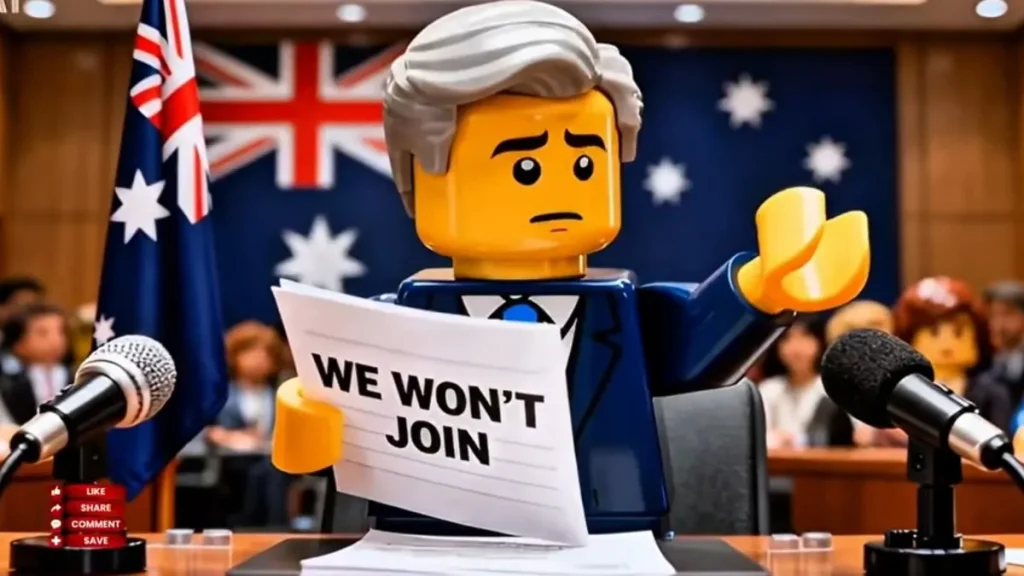 Australia Featured in Iranian LEGO Propaganda Video Depicting Refusal to Join Alliance