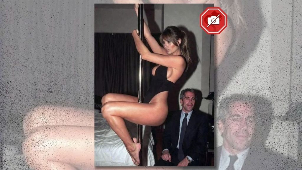 Fact Check: Image Purporting to Show Melania Trump Pole Dancing for Epstein Is Misrepresented