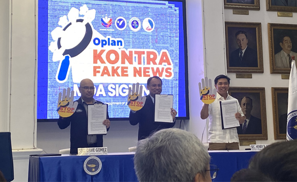 DOJ, PCO, and DICT Launch Joint Initiative to Combat Online Disinformation