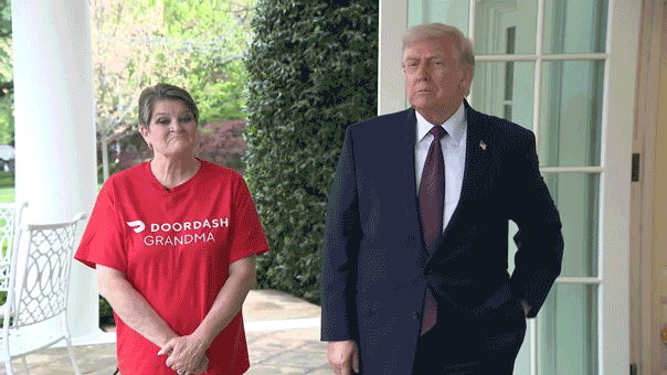Trump Surprises ‘DoorDash Grandma’ with Tip During White House McDonald’s Delivery